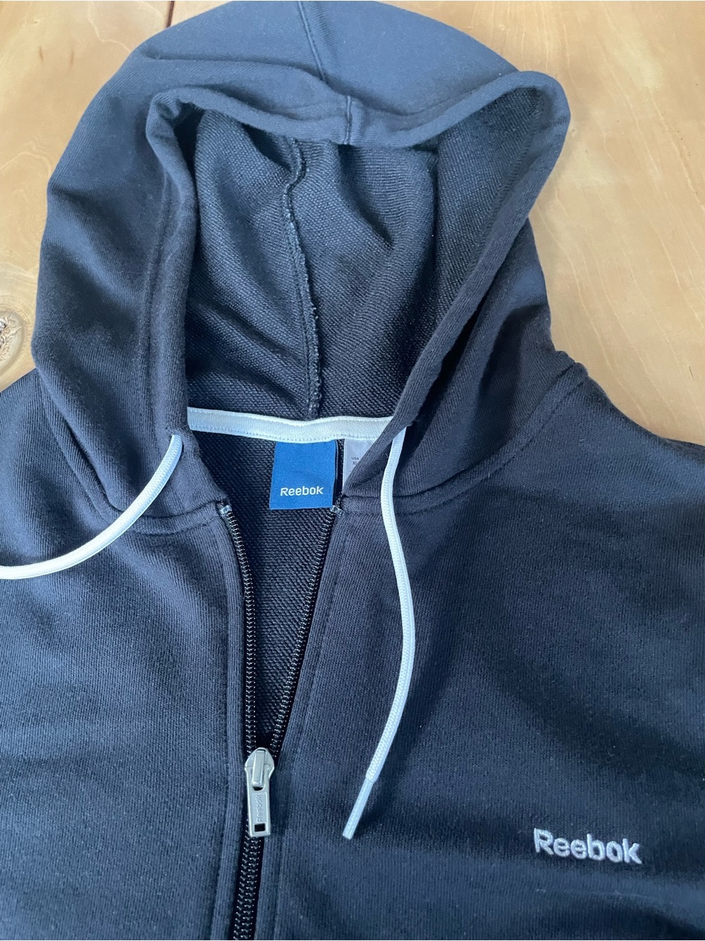 Reebok Women’s Black Full-Zip Hoodie Jacket